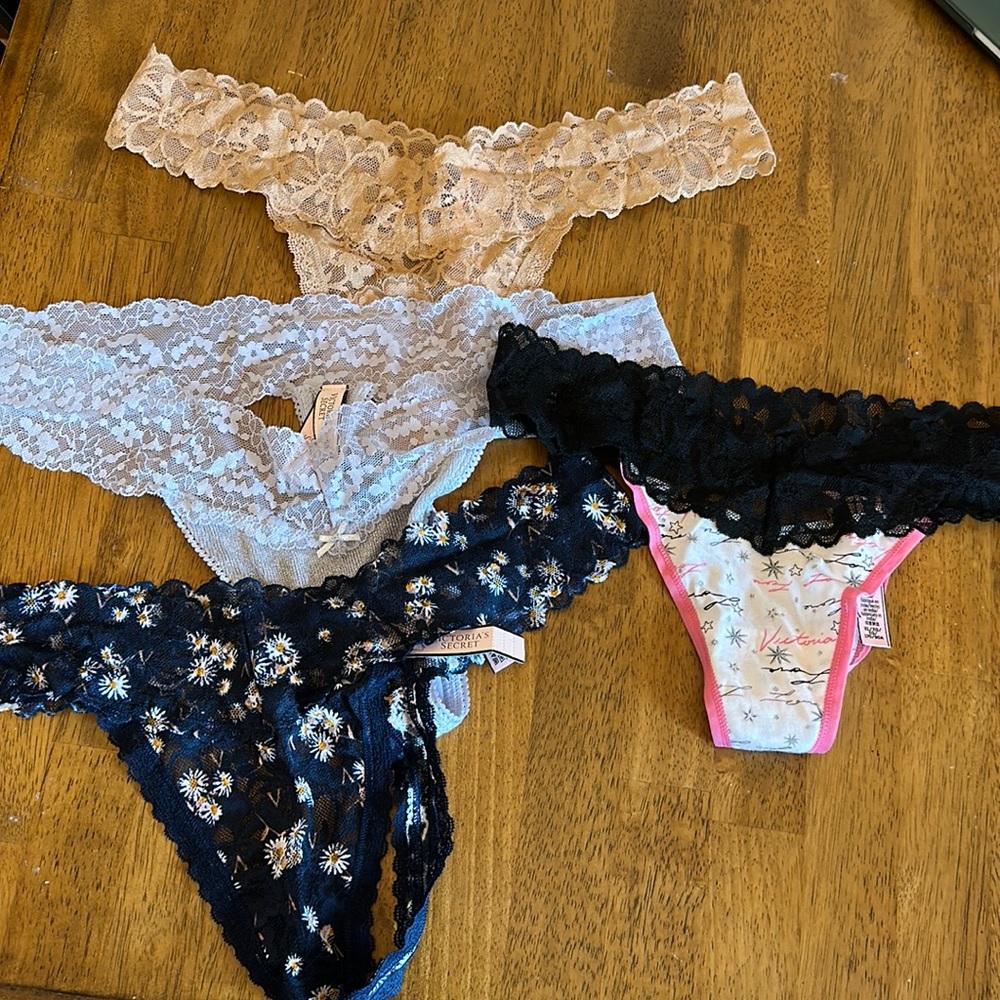 Victoria’s Secret lace thong haul